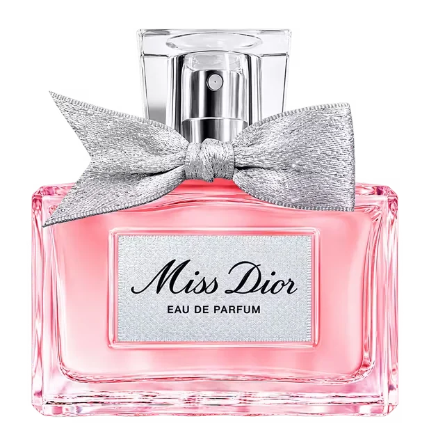 Dior Miss Dior Eau de Parfum bottle with silver bow
